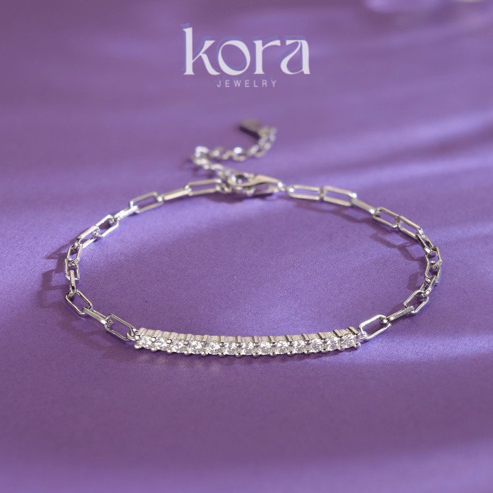 Kora Jewelry Moissanite Asli GRA Certified Ori Kalung Gelang Cincin Pernikahan Tunangan Lamaran/kual