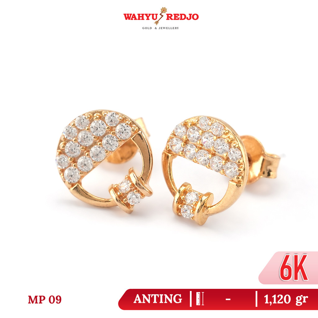 Anting Emas 6K Wahyu Redjo AN-6K 31329586 Non Pameran