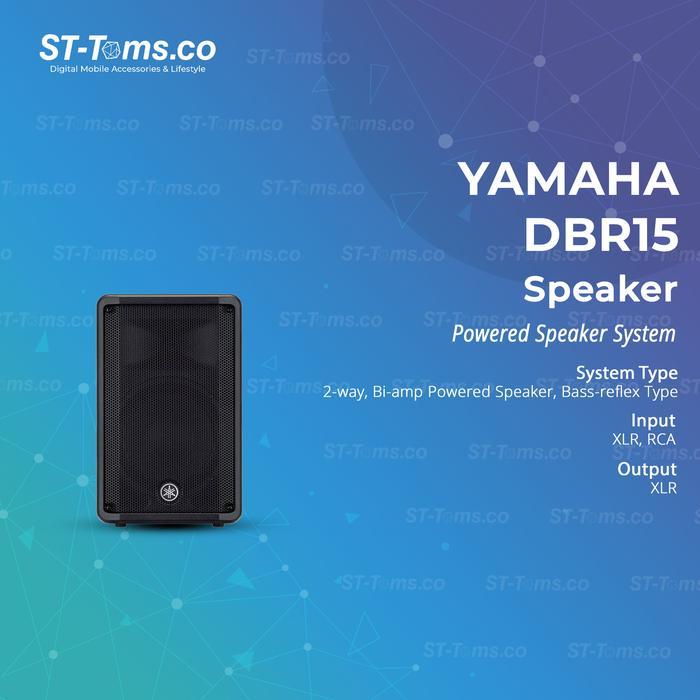 MEGA SALE Yamaha DBR15 DBR-15 Active Speaker 15 Inch Output 1000 Watt - 1Pcs