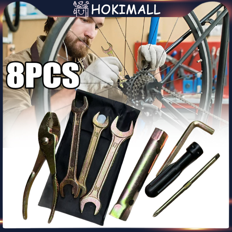 8Pcs/Set Toolkit Motor Kunci/Paket Varian Lengkap Toolkit Motor Toolset Motor Honda.Yamaha.Suzuki
