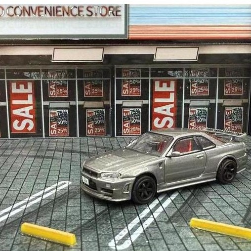 SHADOW NISSAN GTR Z-TUNE R34 GREEN PURPLE GREY - LL-044-233 LL-044-234 LL-044-235 - DIECAST MOBIL MO