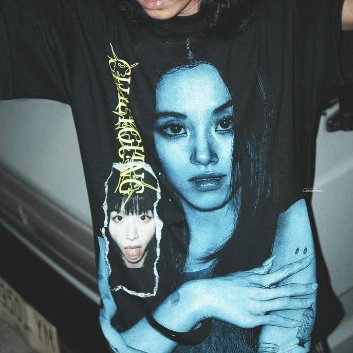 KAOS BAJU CHAEYOUNG TWICE KPOP T-SHIRT OVERSIZE | LMM PRG