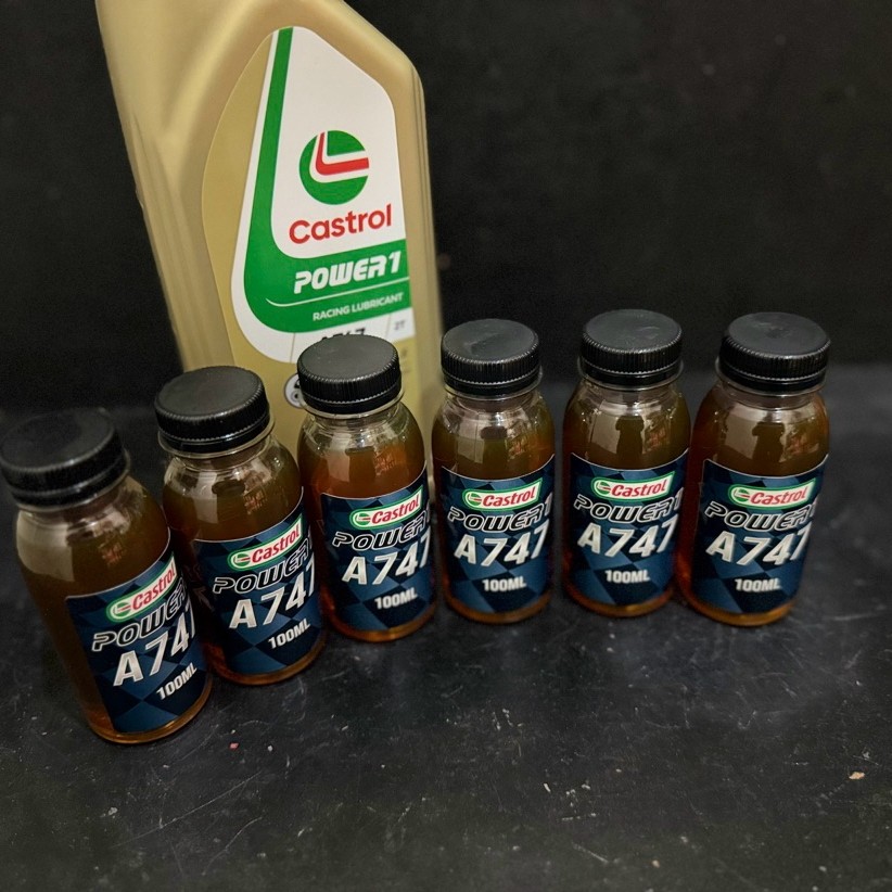 oli samping olsam 2t 2 tak castrol 747 100ml original