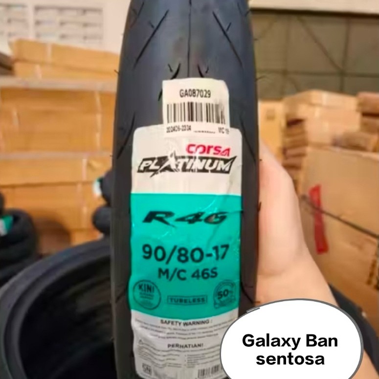Ban Luar Corsa R46 90/80-17 R46 Tubeless R46 Ring 17