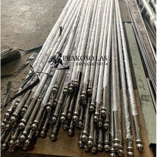 Terbaru Tiang Bendera Stainless/Tiang Bendera Jalan/ Tiang Bendera Murah WS