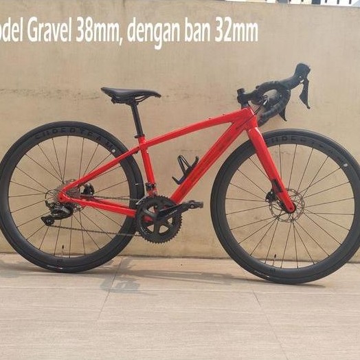 Superteam GRAVEL 38mm Carbon Cliner Wheelset Disc ke