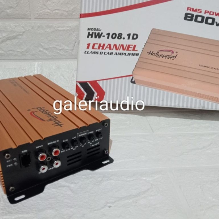 power monoblock Hollywood HW-108.1D HOLLYWOOD MONOBLOK 108 800. watt Class D