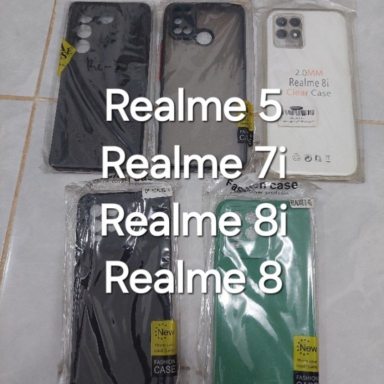 Softcase Pelindung Handphone Realme 5 / Realme 7i / Realme 8i / Realme 8