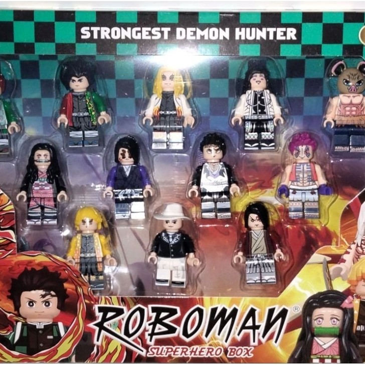 lego roboman super hero box 12 pcs/action figure hero