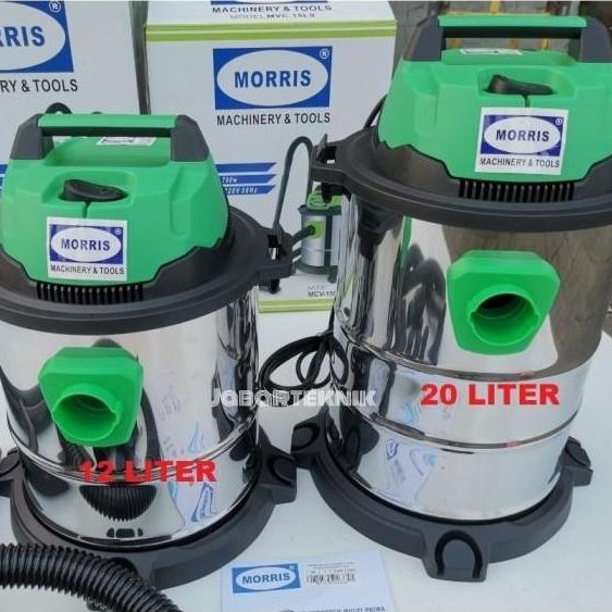 Arigato- Vacuum Cleaner Morris Vacum Cleaner Penyedot Debu Vakum 15 L Stainless