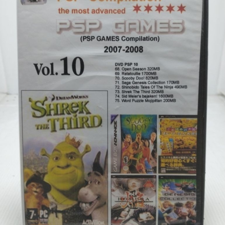 CD PSP Games Compilation