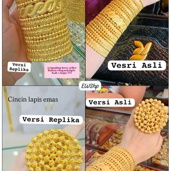 Gelang Sultan Lapis emas