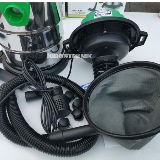 "New" Vacuum Cleaner MORRIS VACUM CLEANER Penyedot Debu Vakum 15 L STAINLESS