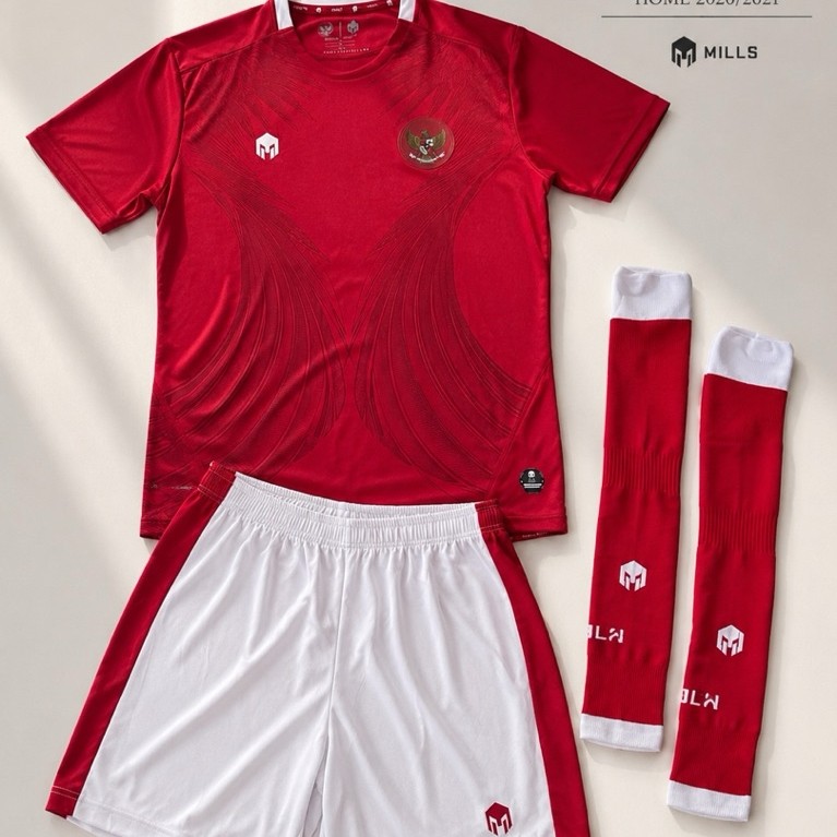 PRELOVED - Set Jersey Timnas Indonesia Home 2020/2021 Original Size XL