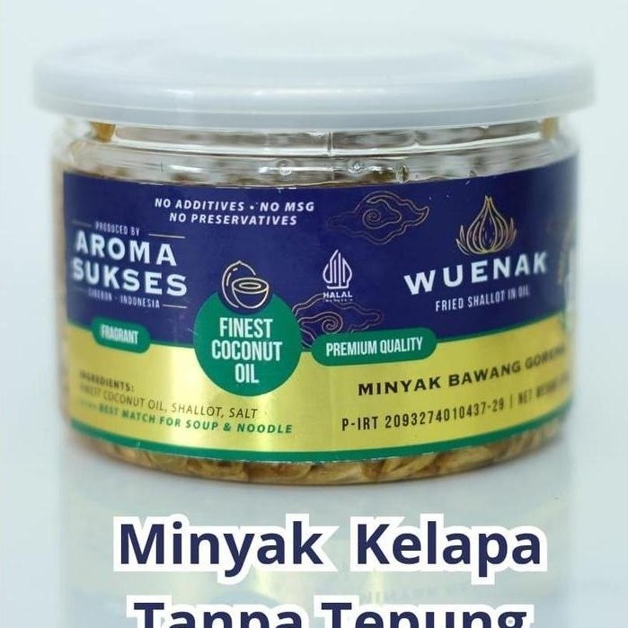 MINYAK BAWANG MERAH GORENG WUENAK NETTO 200 G BRUTO 230 G