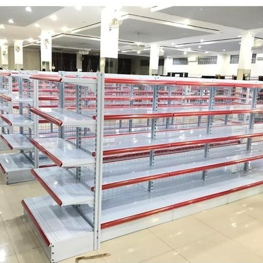 Rak Gondola / Rak Minimarket Dua Sisi 1.5M x 90 x 35 x 8+2 Shelving