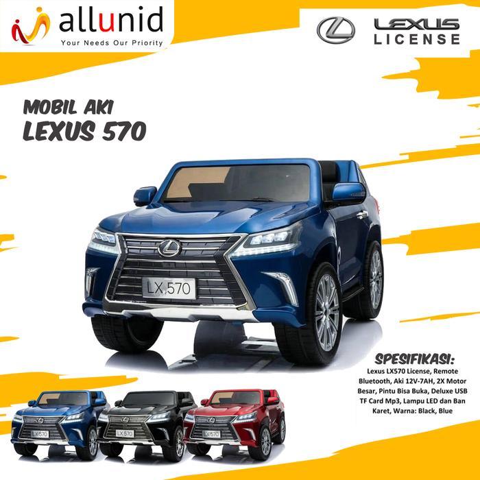 Mainan Anak Mobil Aki Lexus 570 Paint