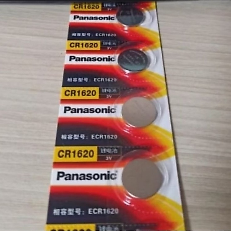 Baterai 3V CR1620 Panasonic/Paosmaoic CR1620/CR1620