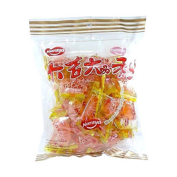 Permen Jelly Jeruk 250gr / Permen Jelly Rasa Mandarin Jeruk