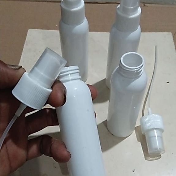 BOTOL 100 ML TUTUP SPRAY | BOTOL PLASTIK 100 ML | BOTOL PARFUM 100 ml