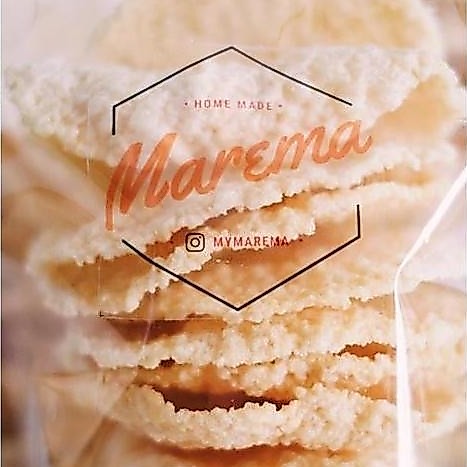 Cod,Bisa- Keripik Gendar Marema 15G (Matang) - Kerupuk Nasi