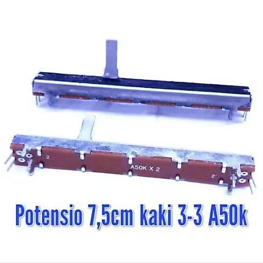 POTENSIO GESER 7,5 CM KAKI 3 - 3 A50K potensio