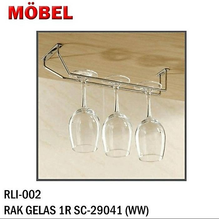 rak gantungan gelas wine stainless sus 304