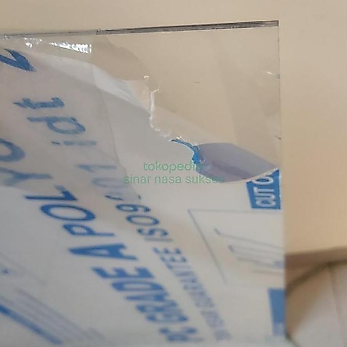 Ready polycarbonate 3mm 25x135cm Lembaran /sheet potongan/ polycarbonate