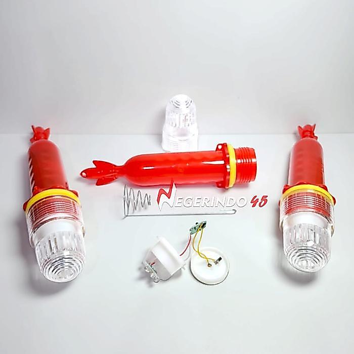 "New" TORPEDO LIGHT LED / LAMPU TORPEDO / LAMPU KLIP NELAYAN WARNA WARNI