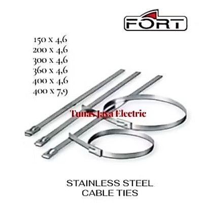 Stainless Steel Cable Ties / Kabel Ties FORT