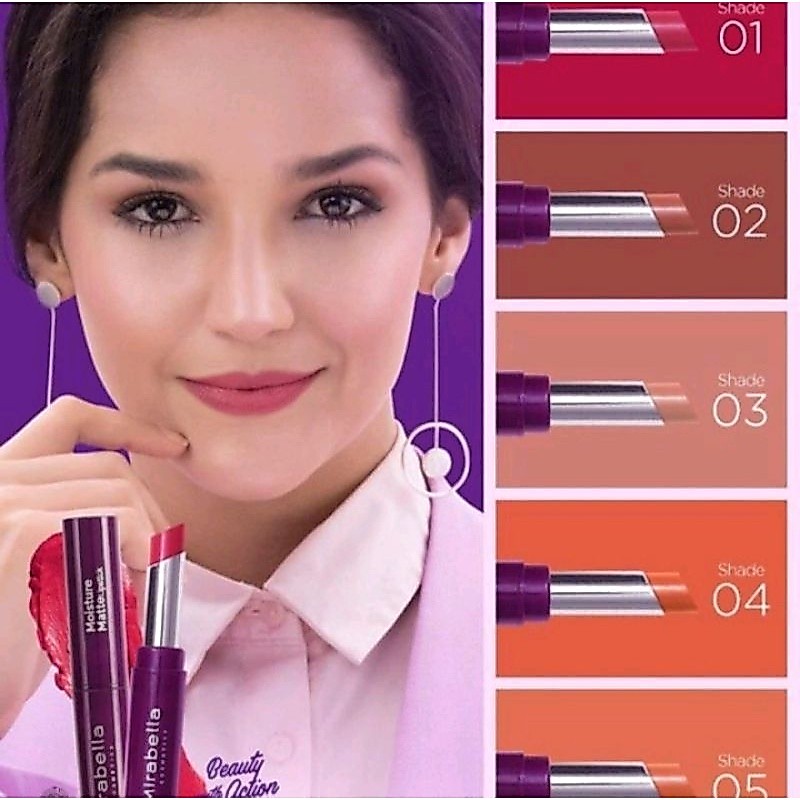 Mirabella Moisture Matte Lipstik