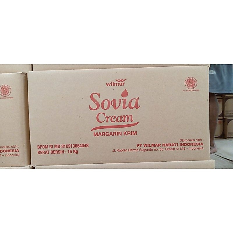 Margarine sovia cream 15kg