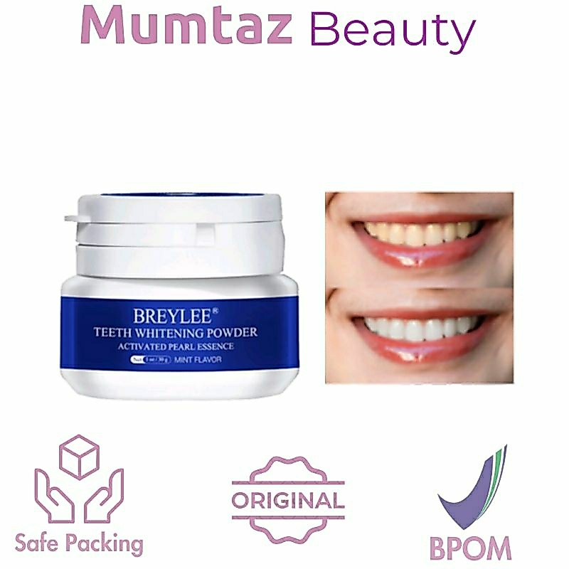 BREYLEE | [BPOM] Breylee Teeth Whitening Powder | Breylee Pemutih Gigi