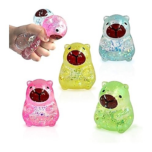 squishy slime jumbo jelly bola star teddy bear squishy + slime beruang mainan anti stress sliw move 