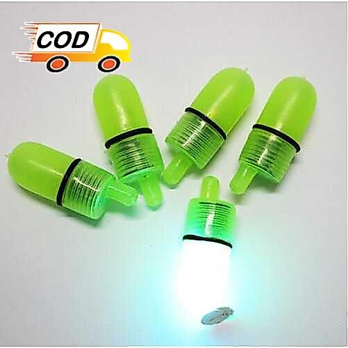 Lampu Pelampung LED Pancing Sensor 10PCS Pendeteksi Strike Penanda Lokasi Kail Setarlet Otomatis Men