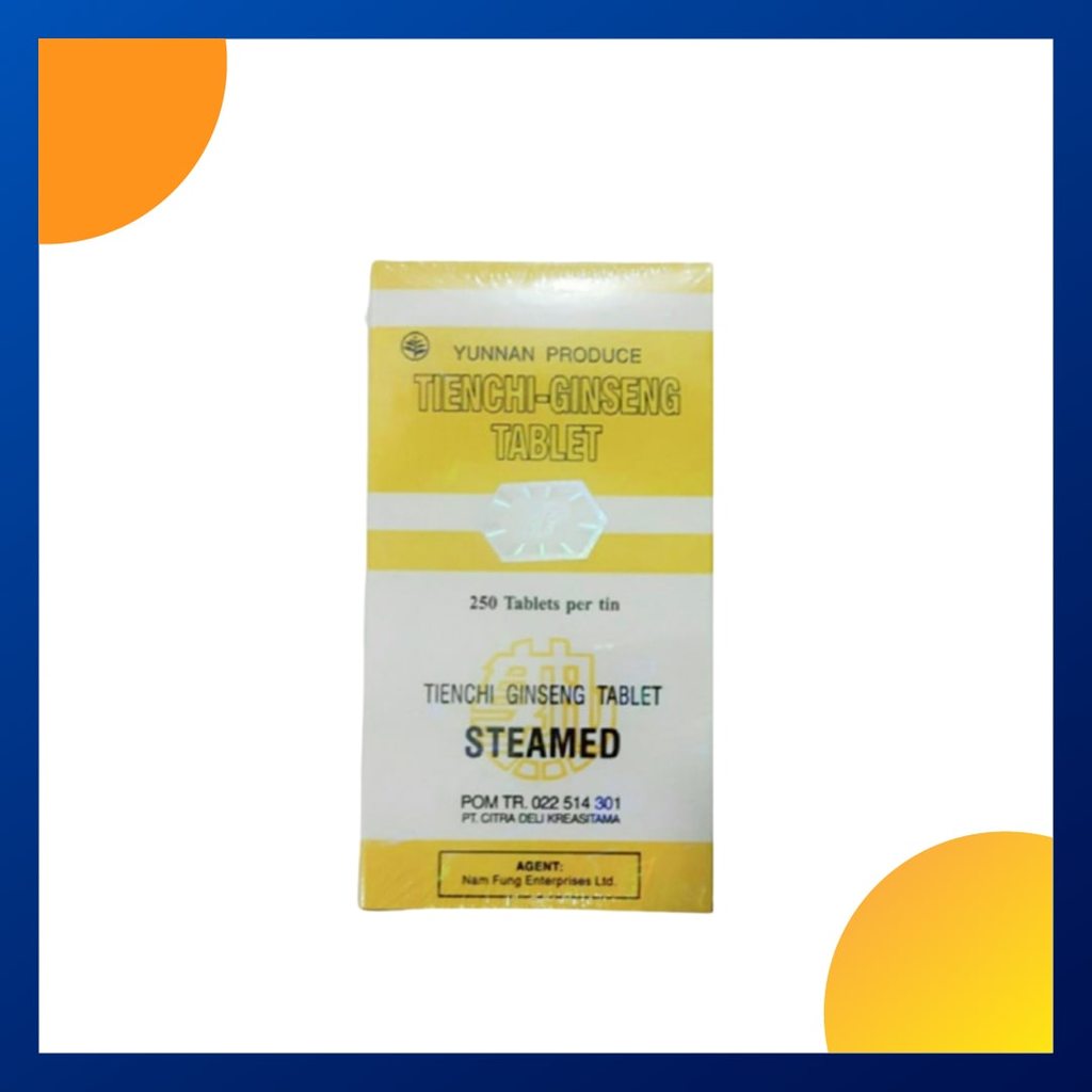 Tienchi Ginseng Tablet Steamed Botol 250 Tablet