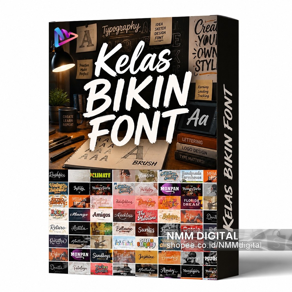 Bikin Font: Belajar Buat Desain Font Keren Sendiri dan Cara Menjualnya