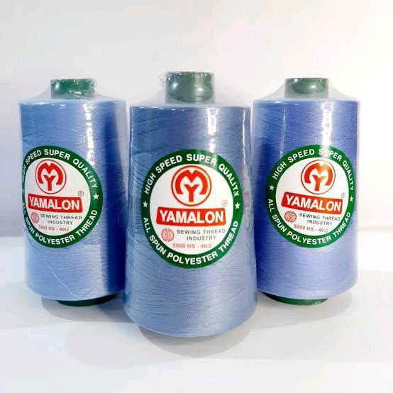 Ready Benang jahit YAMALON 5000YARD gulungan besar Menjahit - hitam