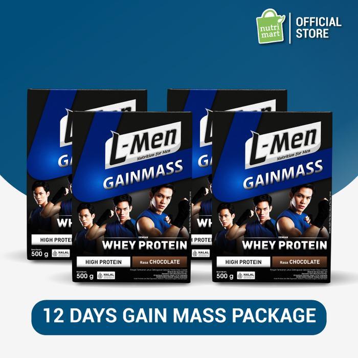 12 Days Gain Mass Package: L-Men Gain Mass Chocolate 500gr