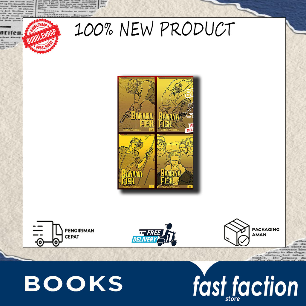Banana Fish (19 book series) by Akimi Yoshida (English)