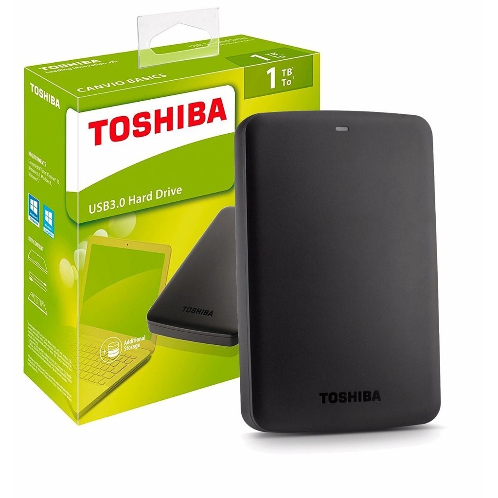 HDD Ext Toshiba Canvio 1TB Eksternal Portabel