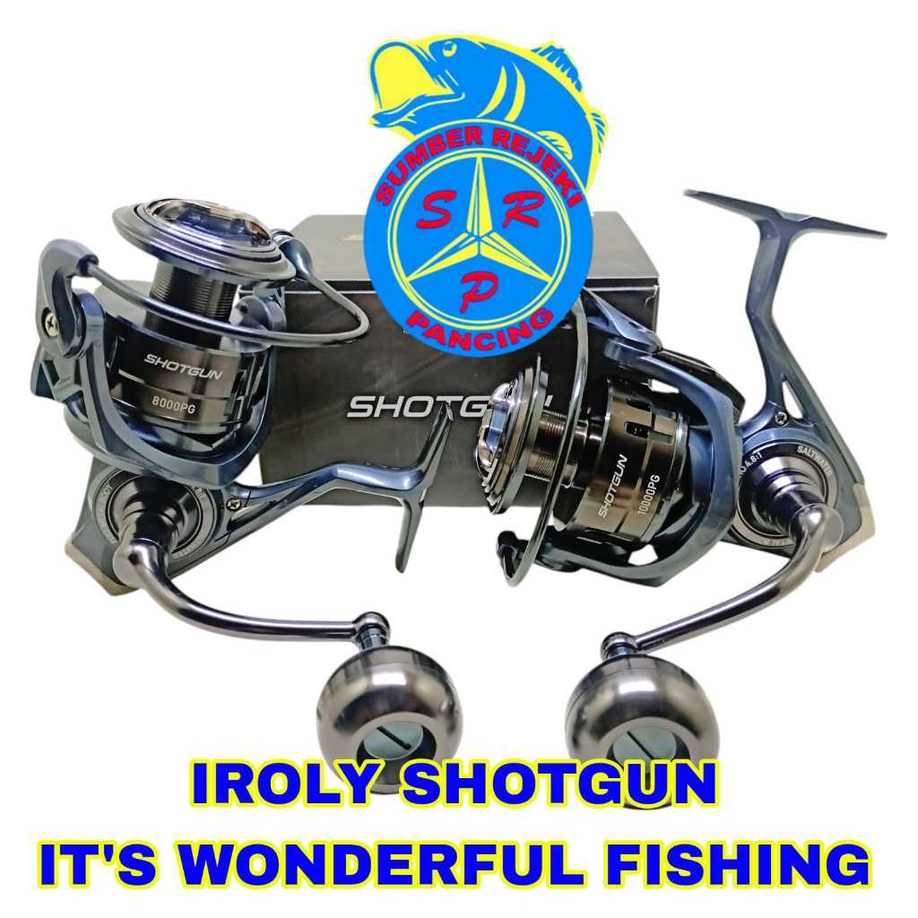 Reel Iroly Shotgun Sw Power Handle Heavy Offshore 8000PG 10000PG