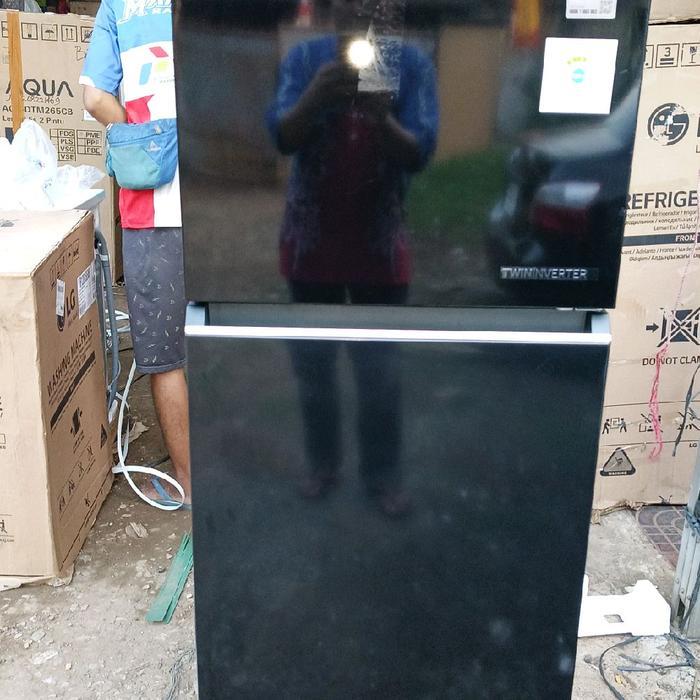 Kulkas AQUA 2 Pintu AQR-DTM285RAP Twin Inverter Garansi resmi Aqua Barang Baru tp barang cuci gudang