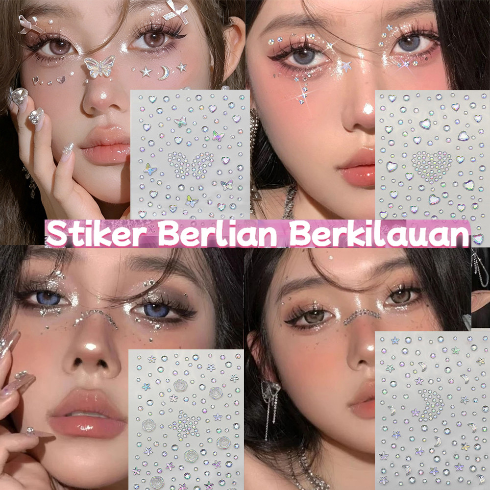 Diamond Pearl Face Sticker Makeup Decor Jewelry Sticker