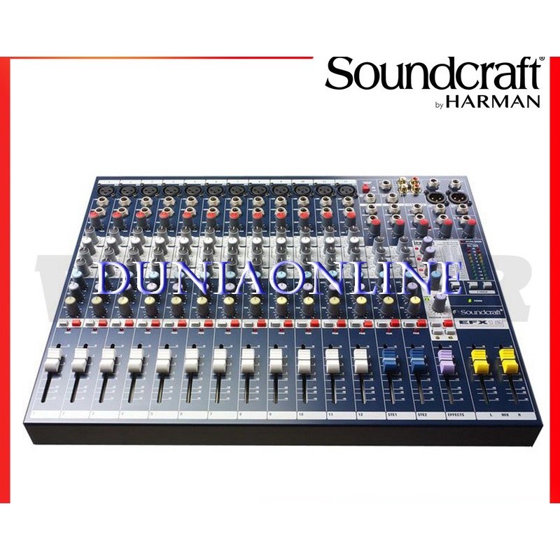 Mixer Audio Soundcraft EFX8 8+2 Channel Dengan Efek Digital