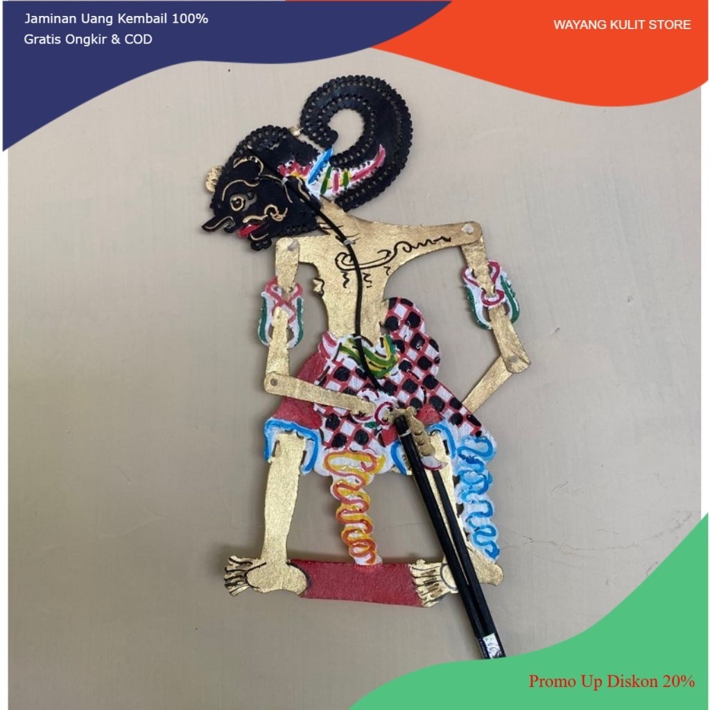 WAYANGKULITSTORE | Wayang Kulit Bima Bimo Werkudoro