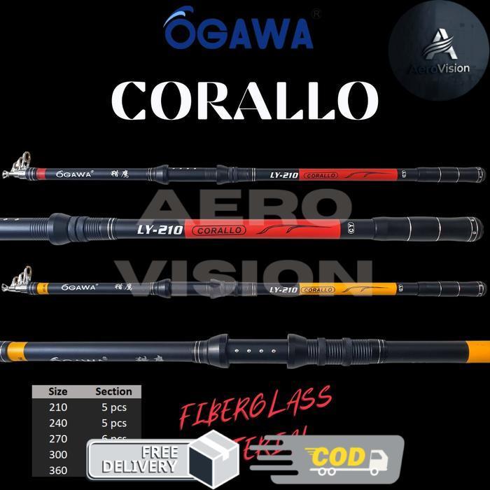 Joran Antena Ogawa Corallo Panjang  210 240 270 300 360 - 300