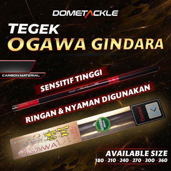 Arsya Gallery Fishing Tegek Kolong Kuat Kaku Ruas Pendek Ogawa Gindara  Material Carbon  180 210 240