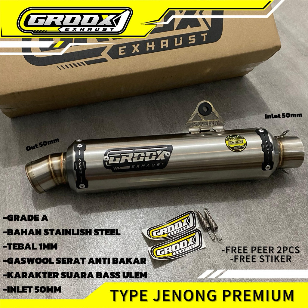 silencer knalpot racing type bulat jenong original