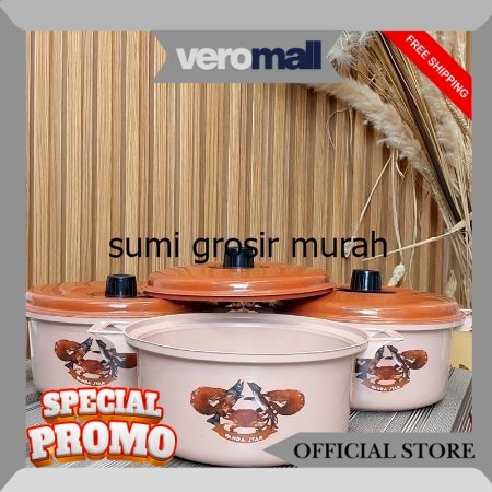 ( 6 PCS ) MANGKUK PANCI PRASMANAN PLASTIK CAPUCINO DENGAN TUTUP/BASI PRASMANAN DENGAN TUTUP SG